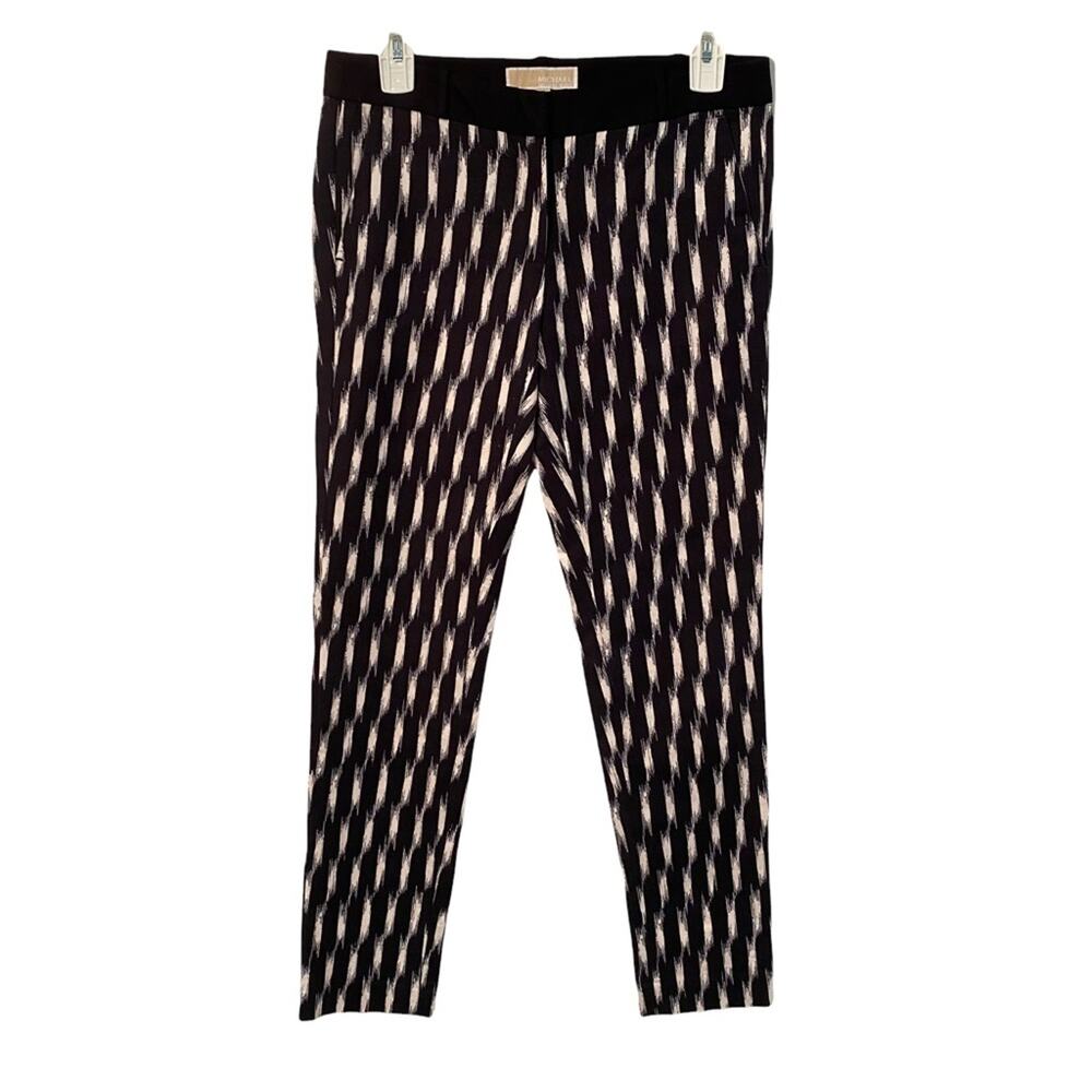Michael Kors pants Womens Size 2 abstract print dress black white